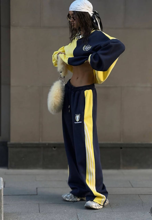 Sporty Vibes: Bold Tracksuit Set