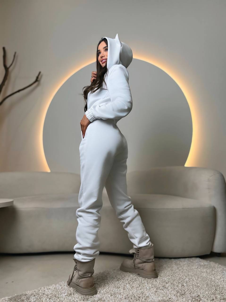 Arianna - Playful Cat-Inspired Hoodie